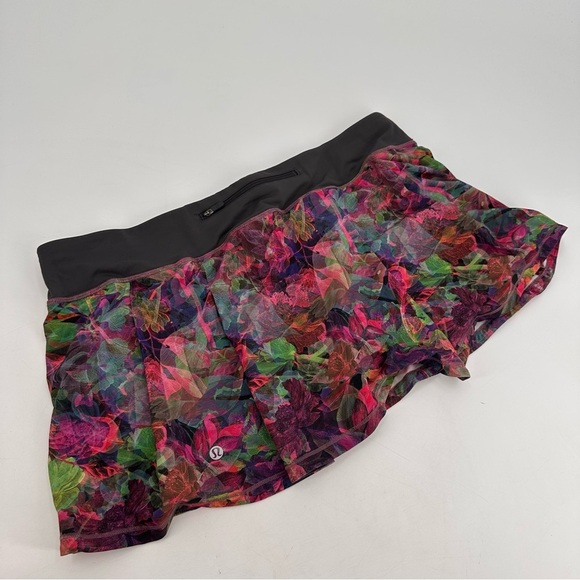 Lululemon Pace Rival Mid-Rise Skirt *Regular Hyper Flow 14 Regular Skort - Picture 2 of 3